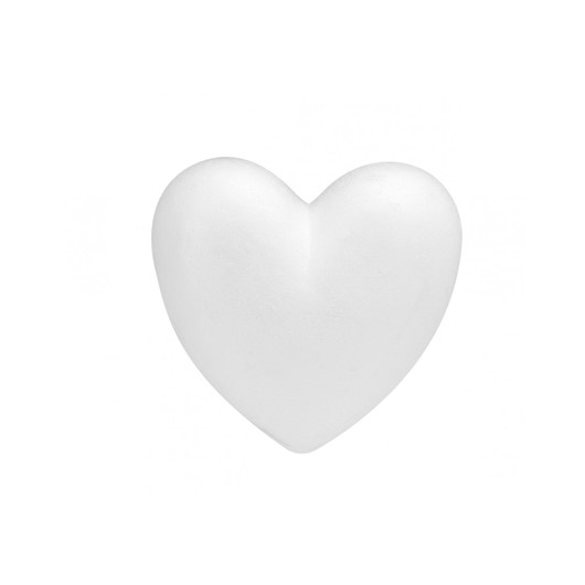 Styrofoam heart flat 9x2cm